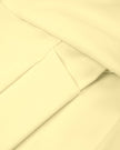 Close-up showing the built-in pockets inside the CourtClub Color Block A-Line Skirt in Light Yellow