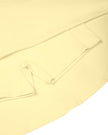 Close-up of the integrated shorts inside the CourtClub Color Block A-Line Skirt in Light Yellow
