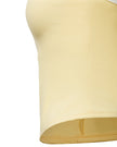 Close-up of the underbust seam and supportive construction on the CourtClub Color Block Tank Top