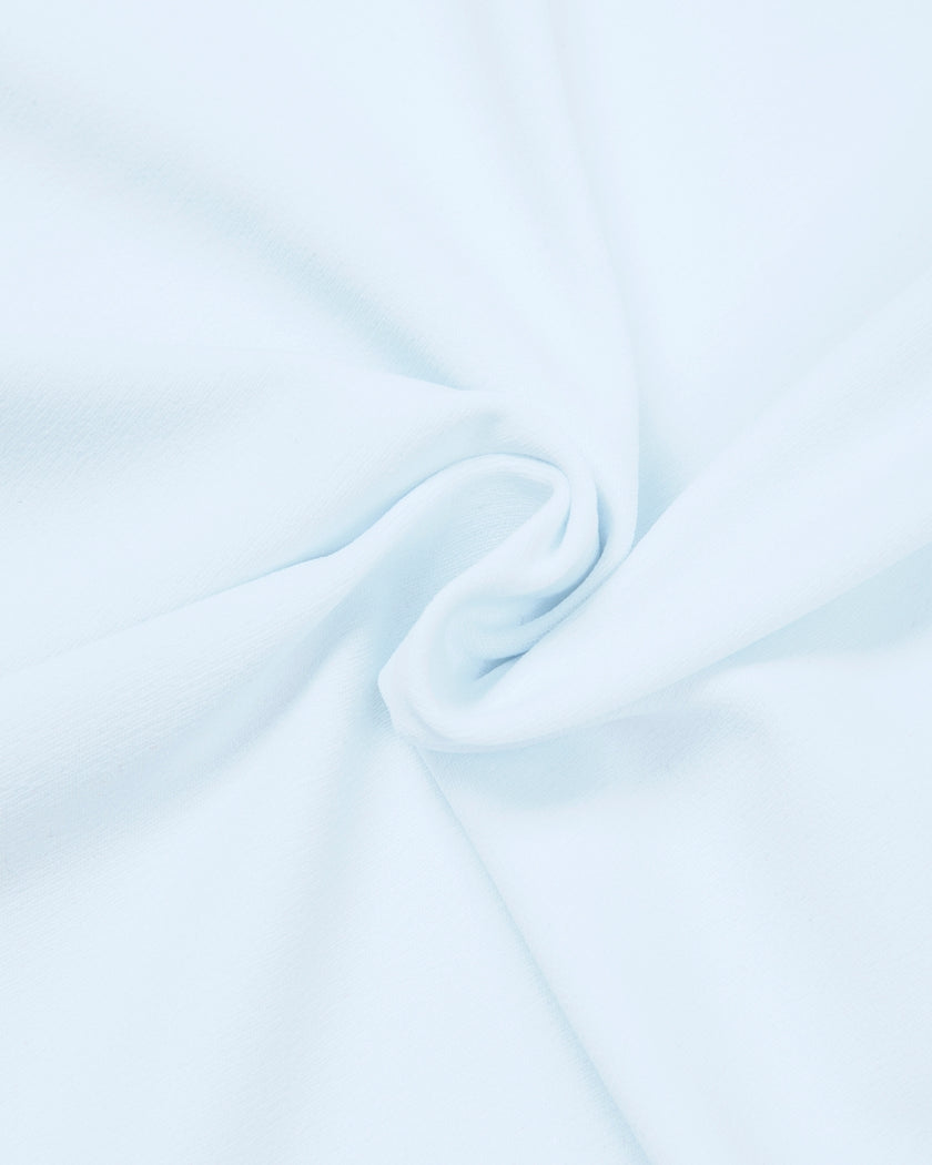 Athlesi CourtClub Full-Zip Dress in Water Blue, detailed view of flexible performance fabric texture