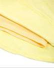 Close-up of the built-in shorts inside the CourtClub Pleated Skirt in Yellow