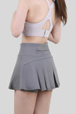 CourtFlow Pleated Athletic Skirt in dark gray - Athlesi