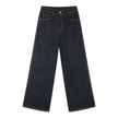 DenimEase Straight-Leg Jeans in Navy Blue front view
