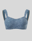 3D front view of DenimForm Sculpt Bra showing structure and shape