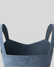 Close-up of back panel and stitching detail
