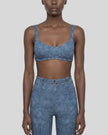 Model wearing DenimForm Sculpt Bra front view