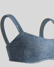 Side close-up showing fit and contour of DenimForm Sculpt Bra