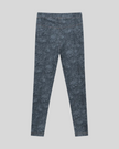 Back view of DenimForm Sculpt Legging in jeans blue flatlay