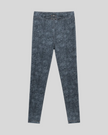 DenimForm Sculpt Legging in jeans blue faux denim front flatlay view