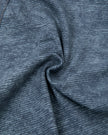 Close-up of faux denim knit texture