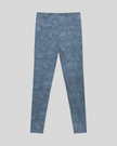 Back view of DenimForm Sculpt Legging in light blue flatlay