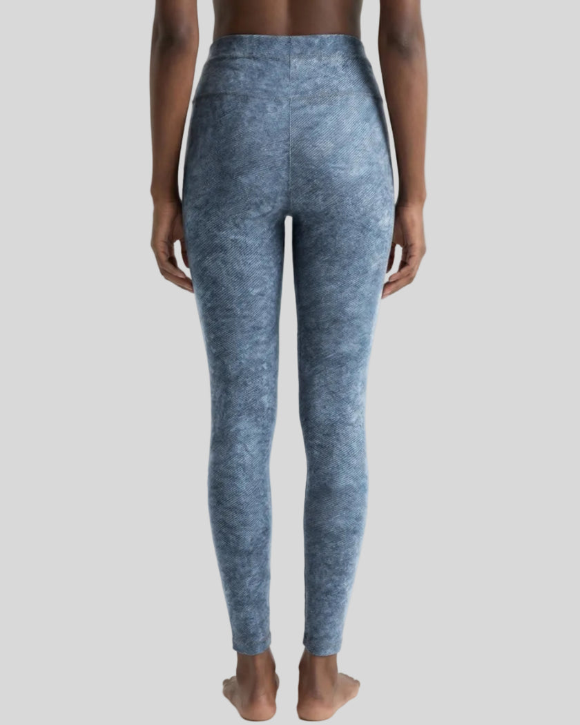 Back view of model wearing DenimForm Sculpt Legging