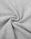 Soft fabric texture detail of Everyday Cropped Hoodie in Flower Gray