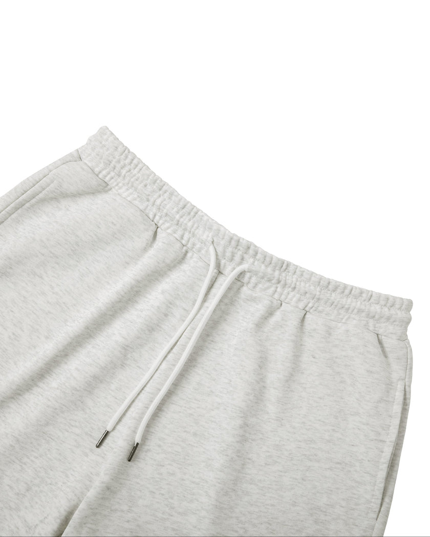 Drawstring waistband detail of Everyday Jogger Pants in Flower Gray