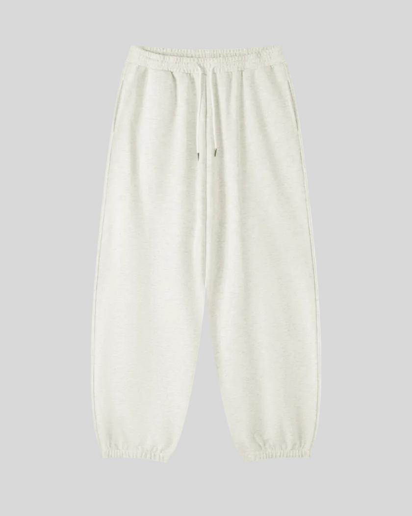 Everyday Jogger Pants in Oat Gray front view