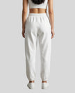 Model wearing Everyday Jogger Pants in White back view