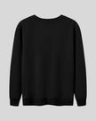 Everyday Oversized Sweatshirt in Black with drop shoulders back view
