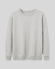 Everyday Oversized Sweatshirt in Flower Gray with crew neckline and relaxed fit front view