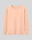 Everyday Oversized Sweatshirt in Pink with crew neckline and relaxed fit front view