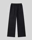 Everyday Straight Leg Sweatpants in Black back view showcasing the relaxed straight-leg fit
