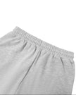 Close-up of the back elastic waistband on the Everyday Straight Leg Sweatpants in Flower Gray