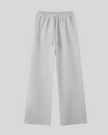 Everyday Straight Leg Sweatpants in Flower Gray front view featuring a relaxed straight-leg silhouette and adjustable drawstring waist