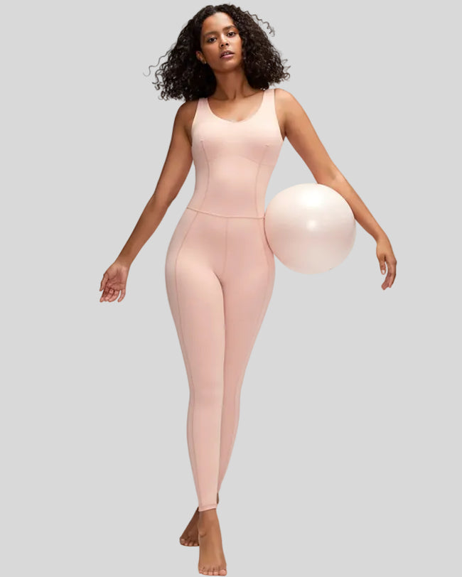 Athlesi FlowCross Sculpt active jumpsuit, front view