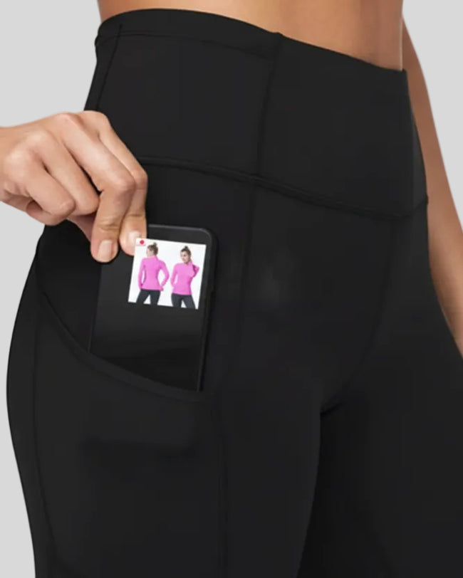 Close-up of the functional side pocket designed for everyday essentials