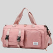 FlowHold Carry Bag in burnt coral with structured design and front utility pockets