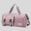 FlowHold Carry Bag in dusty pink with structured design and front utility pockets