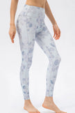 FlowLine Core Legging in white with smooth finish, front angle view