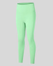 Smoothing fit of FlowLine Hold Legging in Gum Leaf - Athlesi