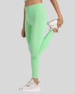 Body-hugging silhouette of FlowLine Hold Legging in Gum Leaf - Athlesi