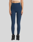 Front view of FlowLine Hold Soft Legging in navy with smooth high-waist fit