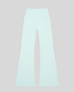 FormLine Flare Leggings in light blue, flatlay front view, high-waisted flared silhouette