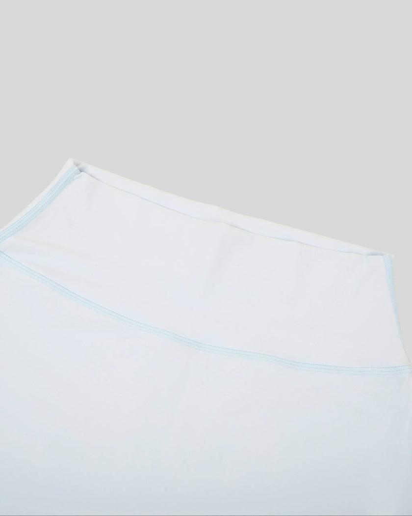 FormLine Flare Leggings front waistband closeup showing high-rise support