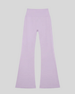 FormLine Flare Leggings in light purple, flatlay front view, high-waisted flared silhouette