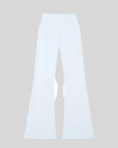 FormLine Flare Leggings in sky blue, flatlay back view, high-waisted fit with flared leg