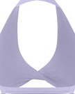 Close-up of FormLine halter sports bra back structure