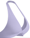 Side close-up of FormLine halter sports bra showing contour fit