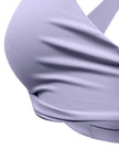 FormLine halter sports bra underbust band close-up showing support