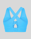 FormLine Twist Sports Bra in blue back view