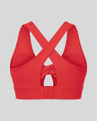 FormLine Twist Sports Bra in red back view