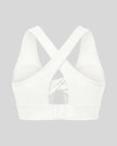 FormLine Twist Sports Bra in white back view