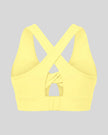 FormLine Twist Sports Bra in yellow back view