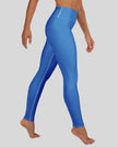 Cerulean blue leggings left right view