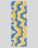 Cerulean swirl yoga mat full flatlay open Athlesi