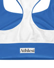 Cerulean blue sports bra interior view Athlesi Heatwave 