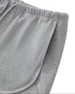 Close-up of the functional side pocket on the Heritage Lounge Shorts in Flower Gray