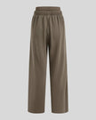 Heritage Washed Pants in Coffee back view showcasing the relaxed silhouette and vintage washed finish
